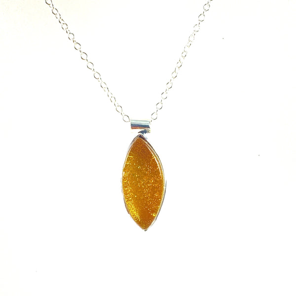 Marquise Necklace in Caramel