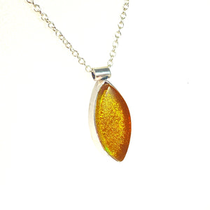 Marquise Necklace in Caramel