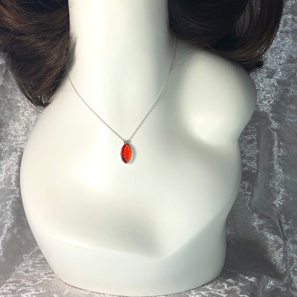 Marquise Necklace in Sangria