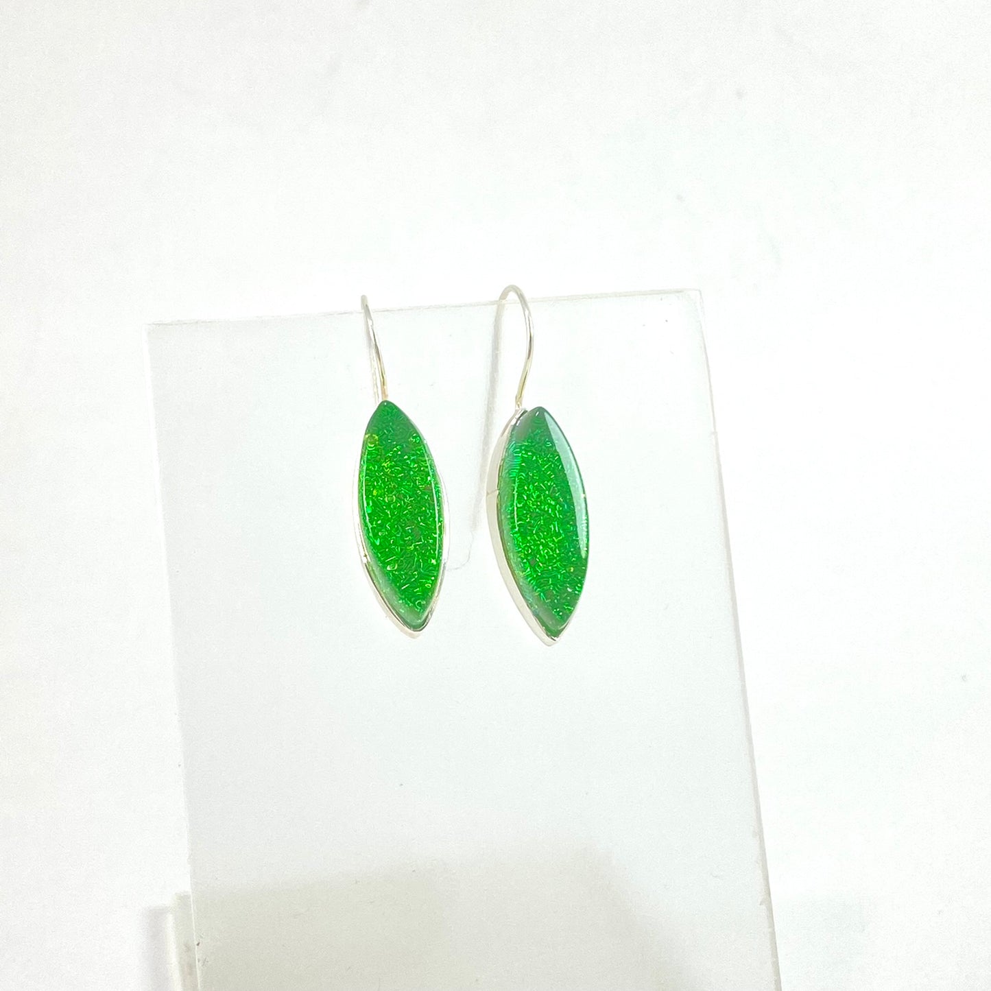 Marquise Earrings in Grass