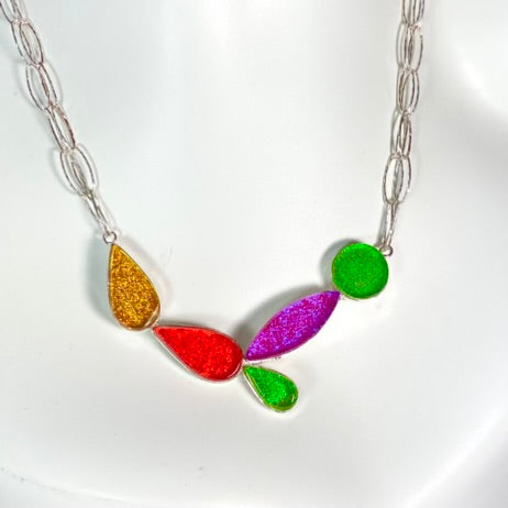 Five Element MCM Necklace in Sunflower, Sangria, Candy & Citron