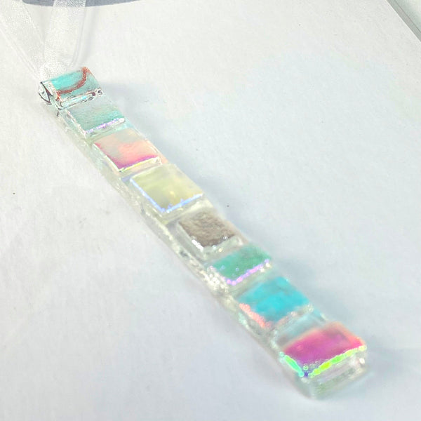 RECTANGLE Ornament in Dichroic Mix