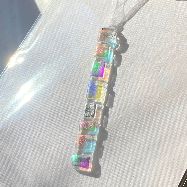RECTANGLE Ornament in Dichroic Mix