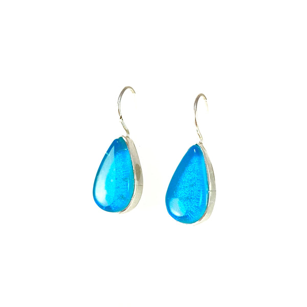 Teardrop Earrings in Caribbean