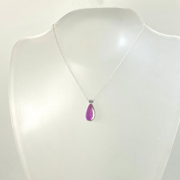 Teardrop Necklace in Cotton Candy